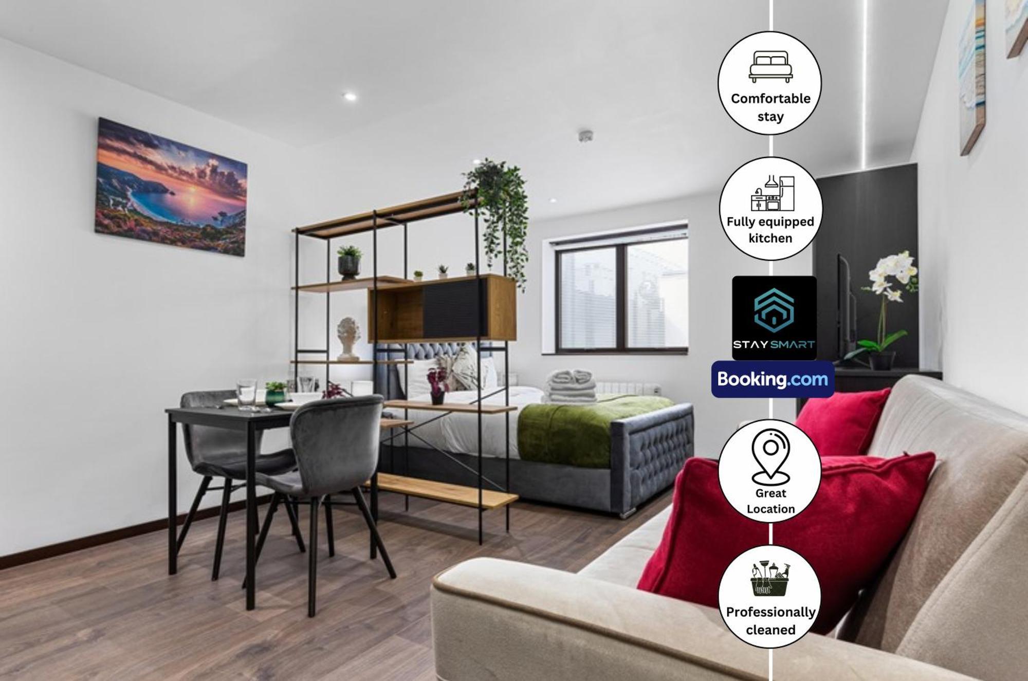 Stylish Studio Apt By Stay Smart Short Lets & Serviced Accommodation Woodstock With Free Wifi London Luaran gambar