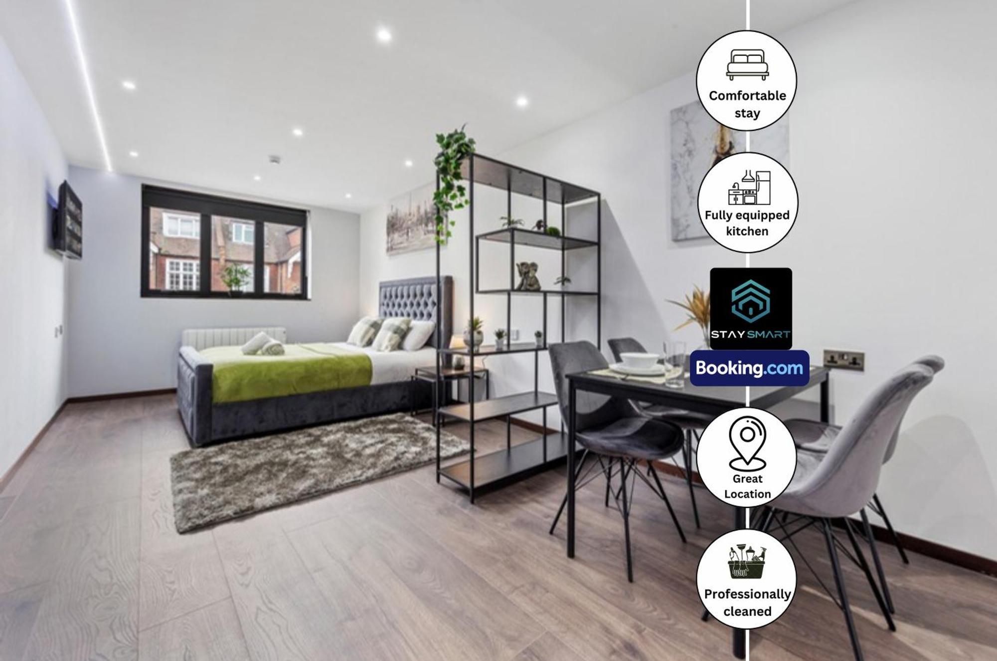 Stylish Studio Apt By Stay Smart Short Lets & Serviced Accommodation Woodstock With Free Wifi London Luaran gambar