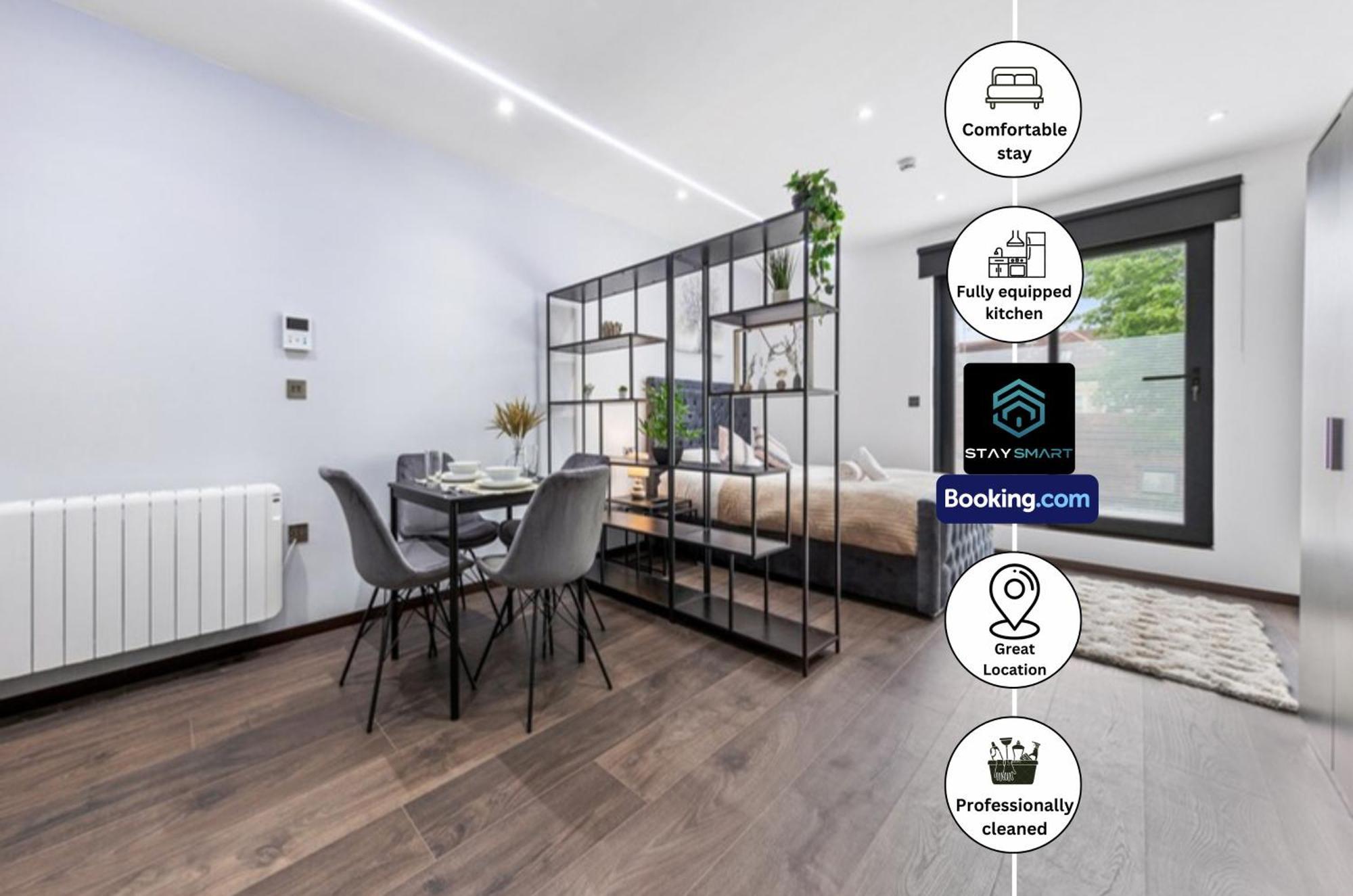 Stylish Studio Apt By Stay Smart Short Lets & Serviced Accommodation Woodstock With Free Wifi London Luaran gambar