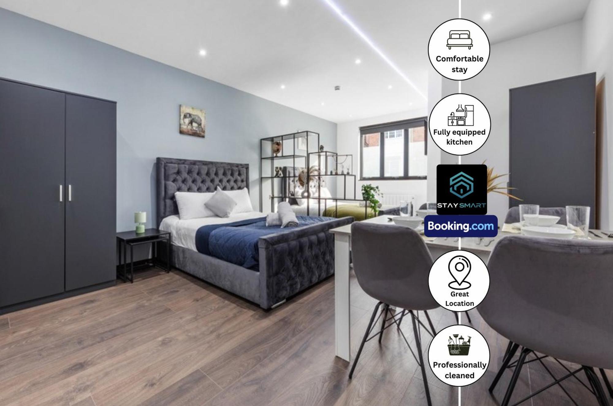 Stylish Studio Apt By Stay Smart Short Lets & Serviced Accommodation Woodstock With Free Wifi London Luaran gambar