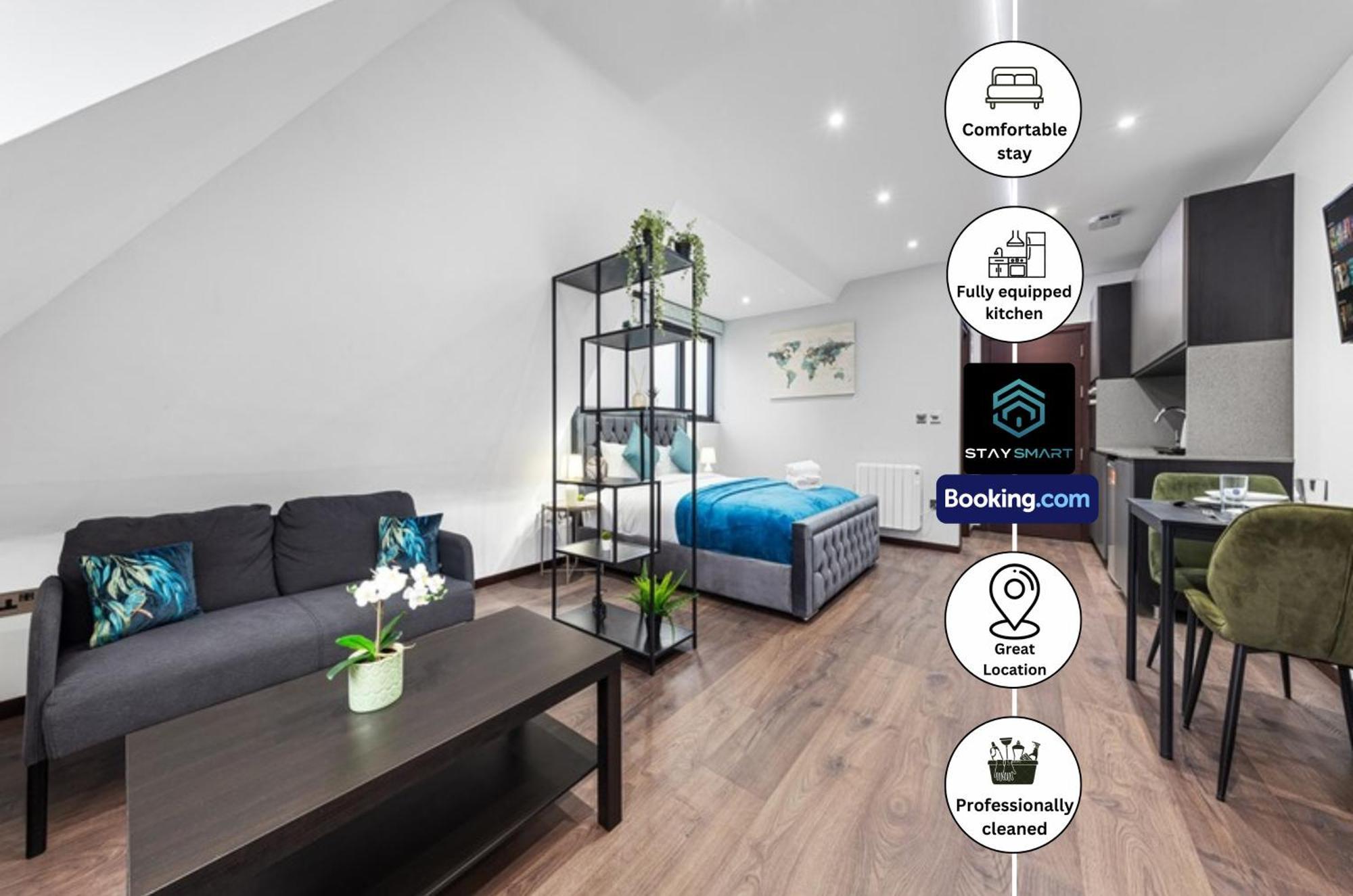 Stylish Studio Apt By Stay Smart Short Lets & Serviced Accommodation Woodstock With Free Wifi London Luaran gambar