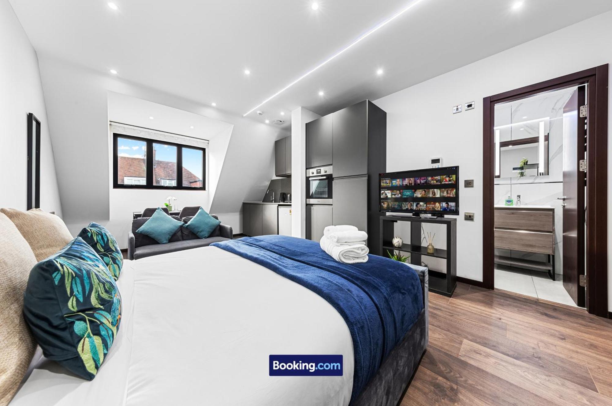 Stylish Studio Apt By Stay Smart Short Lets & Serviced Accommodation Woodstock With Free Wifi London Luaran gambar